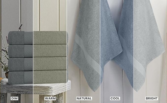Utopia Towels 6 Pack Medium Bath Towel Set, 24 by 48 Inches, 500 GSM 100% Ring - Image 6