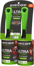 Evercare Pet Hair Lint Rollers All Purpose Use 100 Easy-Tear Sheets Per Roll by Evercare