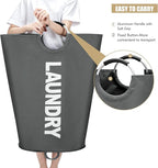 125L X-Large Laundry Basket, Freestanding Tall Clothes Hamper, Collapsible - Image 5