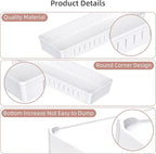 6 PCS Desk Drawer Organizer, Bathroom Drawer Organizer Trays - Image 7
