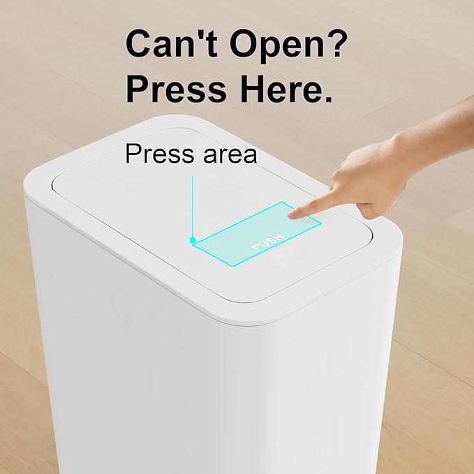 N. NETDOT 3 Pack 3 Gallon Small Trash Can - Image 8
