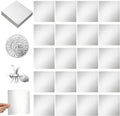 Yaocom 100 Packs Aluminum Metal Crafts DIY Foil 6 Inch x 6 Inch x 0.07 mm Thick by Yaocom