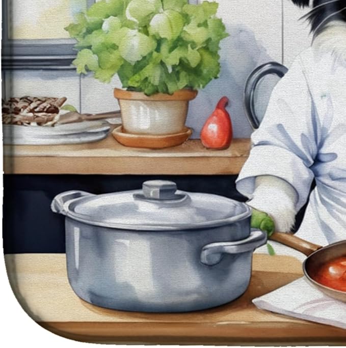 Caroline's Treasures DAC6271DDM Japanese Chin The Chef Dish Drying Mat - Image 4