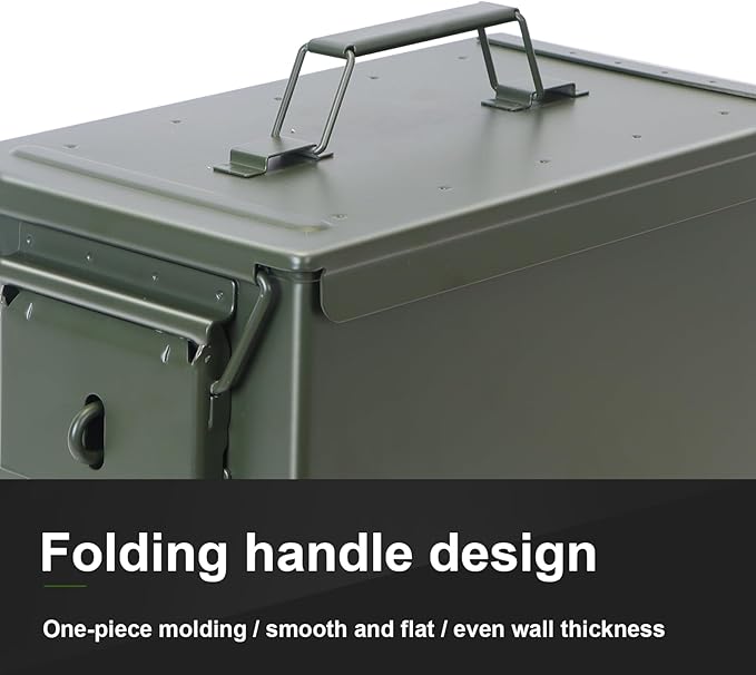 Ammo Can&Ammo Box, Fireproof & Waterproof Metal Storage Box - Image 5