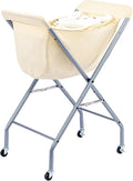 ELYKEN Laundry Cart with Wheels, 32”H Easy Rolling Laundry Hamper with by ELYKEN