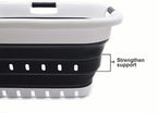 SAMMART 41L Collapsible 3 Handled Plastic Laundry Basket - Image 5