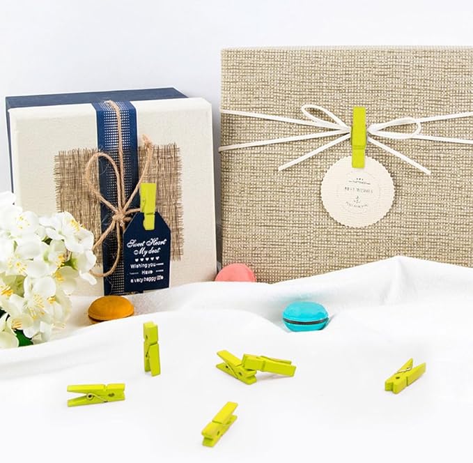 Clothes pins Yellow - Image 6
