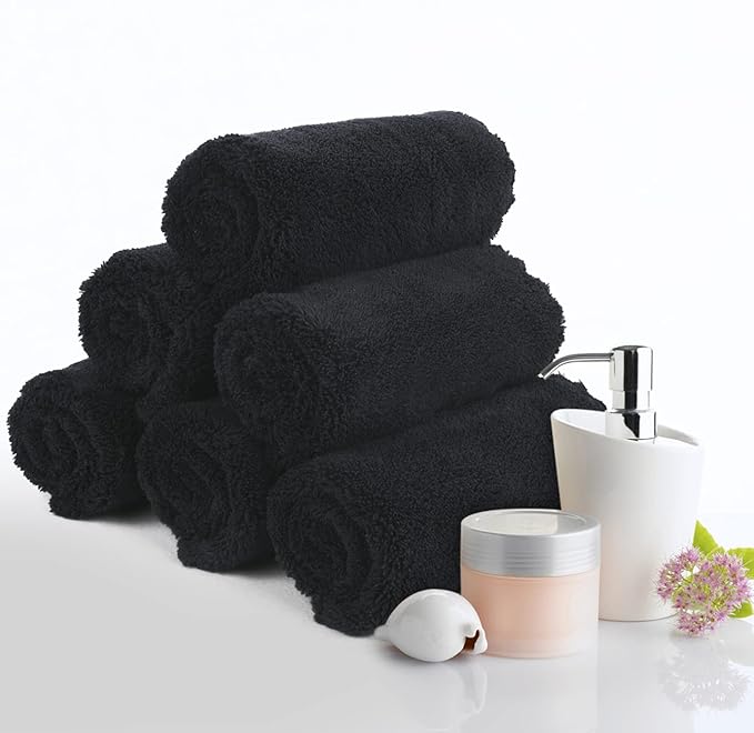 SUNLAND Microfiber Face Cloth Reusable Makeup Remover Facial Cleansing Towel - Image 8