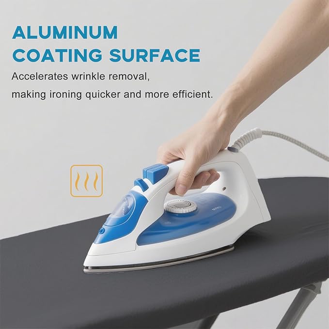 Iron Board Cover with Padding, Extra Thick Heavy Duty Aluminum Coated Ironing - Image 4