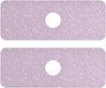 Kitchen Sink Splash Guard 2 PCS 14.7 Inch Sink Faucet Mat Splash Guard by Eyanle