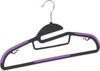 Amazon Basics Space Saving Non-Slip Rubber Coated Plastic Hangers - Image 3