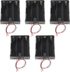 5pcs 18650 Battery Clip 3 Slots 11.1V Plastic 18650 Battery Storage Box Case - Image 5