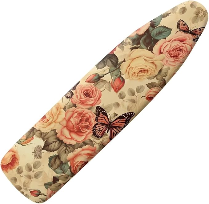 ZDCUSTOM Flower Butterfly Tabletop Ironing Board Cover Standard Ironing Board by Unknown