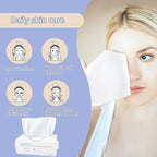 Disposable Face Towel, MSOEUESO Cotton Facial Tissues, Dry Face Cloths - Image 3