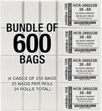 Aluf Plastics High Density Trash Bags, 60 Gallon, 22 Micron, - Image 6
