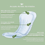 Organyc 100% Organic Cotton Inside and Out Incontinence Pads - Image 4