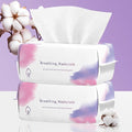 Disposable Face Towel 200 Count, Soft Cotton Face Towels, Dry Wipes Facial by LRCXL