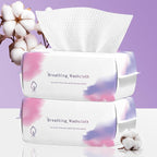 Disposable Face Towel 200 Count, Soft Cotton Face Towels, Dry Wipes Facial by LRCXL