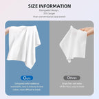 Disposable Face Towels XL, Viscose Biodegradable Large Dry Wipes, Super Soft & - Image 5