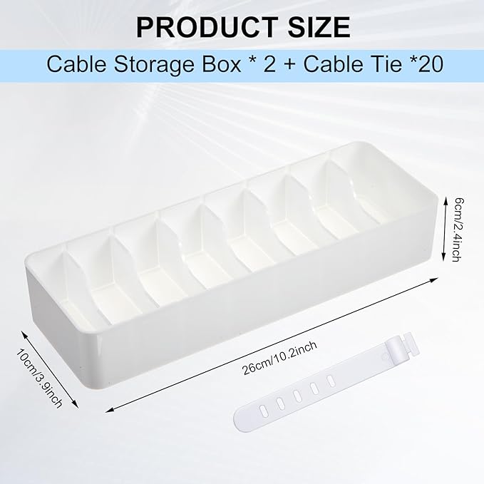 Tatuo 2 Pcs Cable Organizer - Image 2