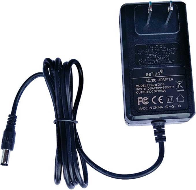 18V Adapter for Pionix FD98-2 Extra Power Fabric Shaver - 35W Electric Lint by eeTao