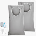Hanging Laundry Hamper Bag XL 40x22", Space Saving over the Door Storage Bags by DONAQ