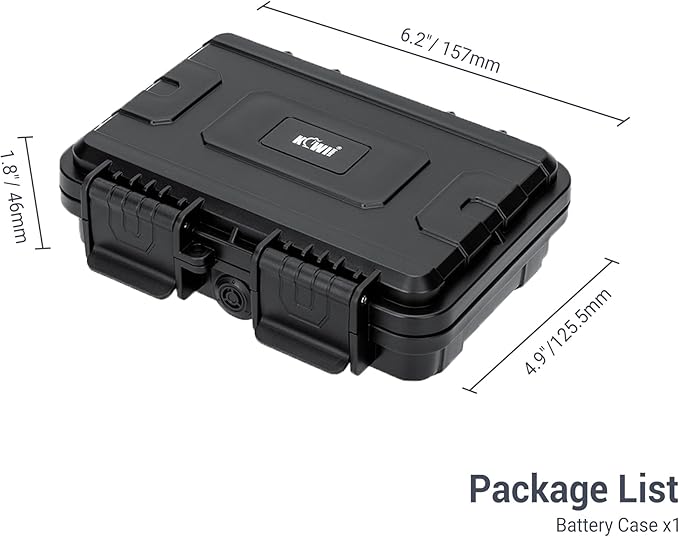 24 Slots CR2 CR123 CR123A Lithium Battery Organizer Case, IP67 Waterproof Hard - Image 6