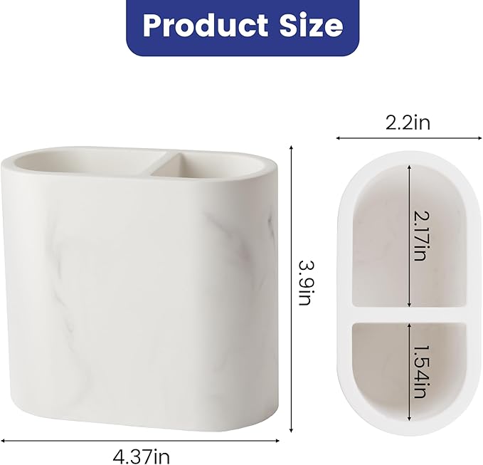Diatomite Toothbrush Holders for Bathrooms, Electric Tooth Brush and Toothpaste - Image 2