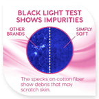 Simply Soft Hypoallergenic Exfoliating Dual Textured Cotton Rounds Pads - Image 5