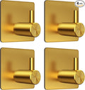 VIS'V Adhesive Towel Hooks, Waterproof Shower Wall Stick on Hooks by VISV