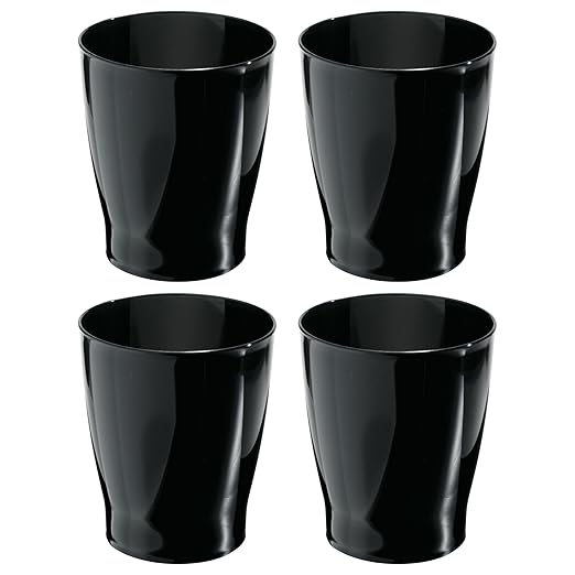 iDesign Small Round Bathroom Trash Can - Image 8