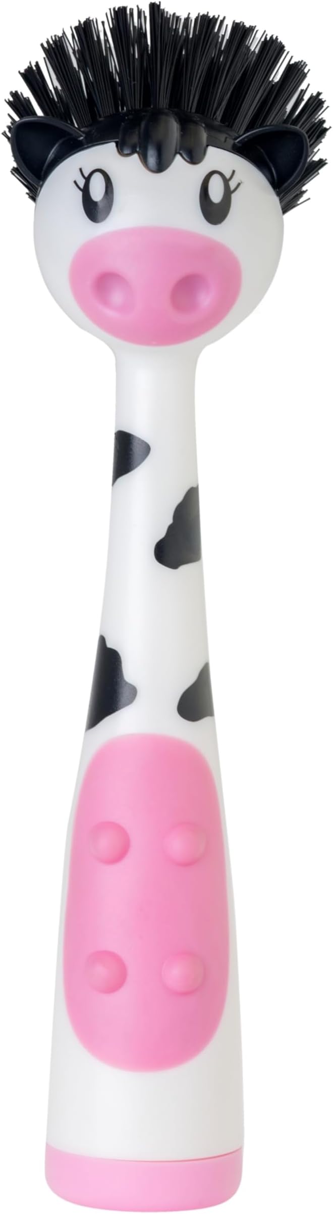 Vigar Moo Cow-Shaped Soap Dispensing Dish Brush, Dish Brush by VIGAR