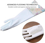 Bamllum 2 Pairs Rubber Cleaning Gloves, Household Kitchen Dishwashing Gloves - Image 2