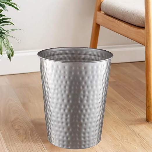 Monarch Abode Metal Bathroom Trash Can – Waste Basket - Image 6