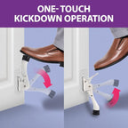 Door Stopper with Adhesive Bracket Stickers, No Drilling or Tools Needed - Image 5