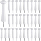 30 Pieces Wooden Shaker Peg Screw-on Pegs 3.62 Inch Long Unfinished Wood Shaker by Jetec
