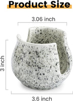 Sponge Holder for Kitchen Sink, Ceramic Dish Sponge Dish Rack Scrubby Caddy - Image 5