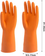 Sibba 1 Pairs Rubber Gloves Dishwashing Kitchen Dish Clean Wash Household - Image 2
