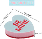 Heart Shaped Sponge with Words, Dual-Sided Kitchen Scrubber - Image 4