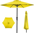 Best Choice Products 10ft Outdoor Table Compatible Steel Polyester Market Patio Umbrella w/Crank and Easy Push Button Tilt by BestChoiceProducts