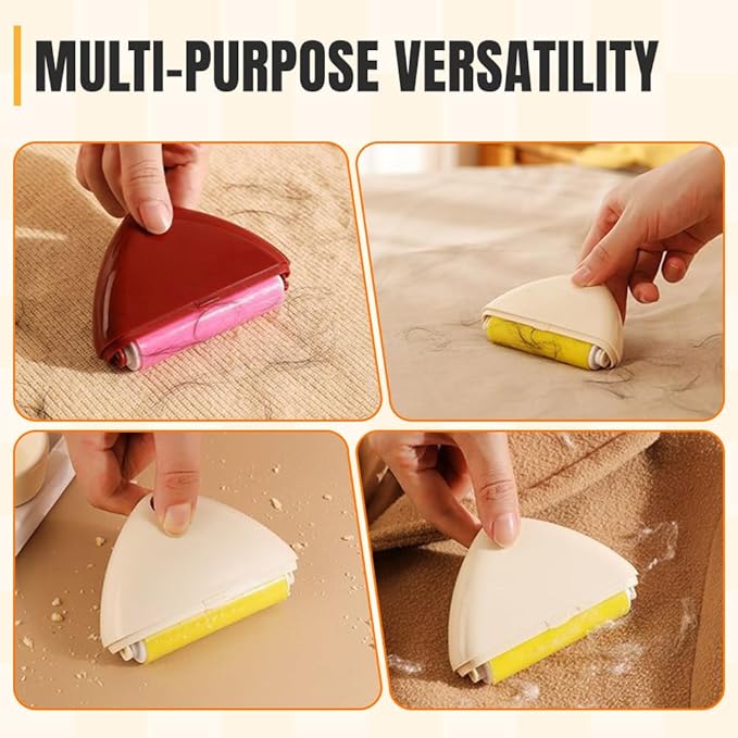 Portable Washable Lint Roller, Reusable Lint Roller Pet Hair Remover, Lints - Image 4