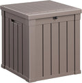 EasyUp 50 Gallon Deck Box Outdoor Storage Box for Patio Furniture,Outdoor Cushions,Garden Tools and Pool Supplies,Waterproof,Resin（Gray） by EASYUP