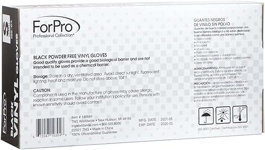 ForPro Professional Collection Disposable Vinyl Gloves, Industrial Grade - Image 4