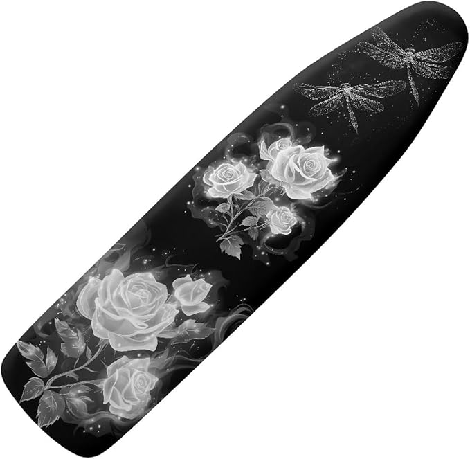 Ironing Board Cover, Dragonfly Flower 15x54 Inch Standard Ironing Board Cover by Oamsistay