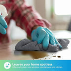 HOMEXCEL Grey Microfiber Cleaning Cloths, 10 Pack Microfiber Towels - Image 4