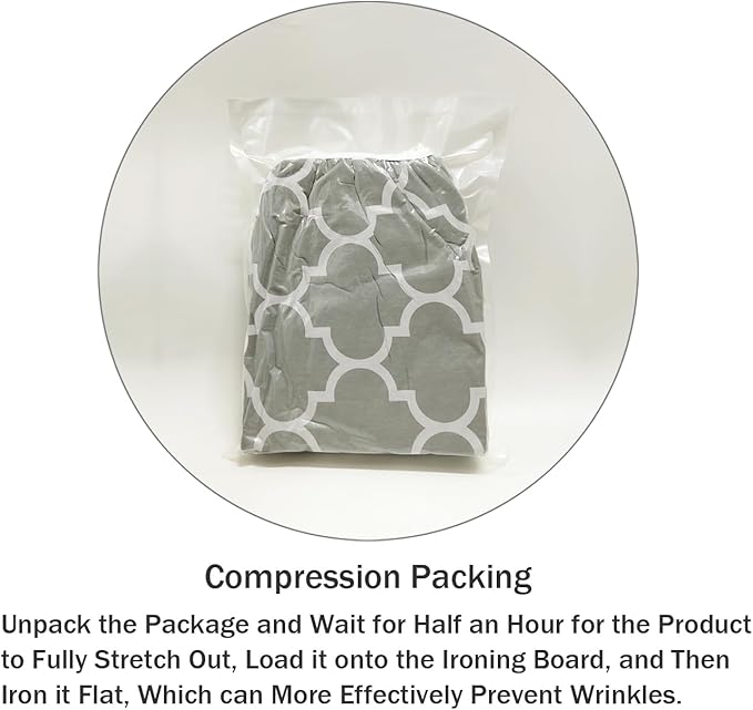 Ironing Board Cover and Pad Standard Size 15" x 54", 3 Pairs of Hook and Loop - Image 6