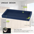 Small Silicone Bathroom Vanity Tray Rectangle Soap and Sponge Holder Kitchen - Image 5