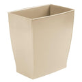 iDesign Small Plastic Bathroom Trash Can, Slim Rectangle Garbage Bin by iDesign