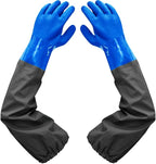 Haiou PVC Chemical Resistant, Long Rubber, Heavy Duty Waterproof Gloves by Haiou