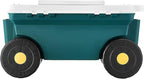 VEVOR Garden Scooter with Seat, 2 in 1 Rolling Garden Cart with Storage Bin, Supports up to 227 lbs, Outdoor Wagon with Handle, Lightweight Storage Gardening Stool for Yard Weeding Planting - Image 9